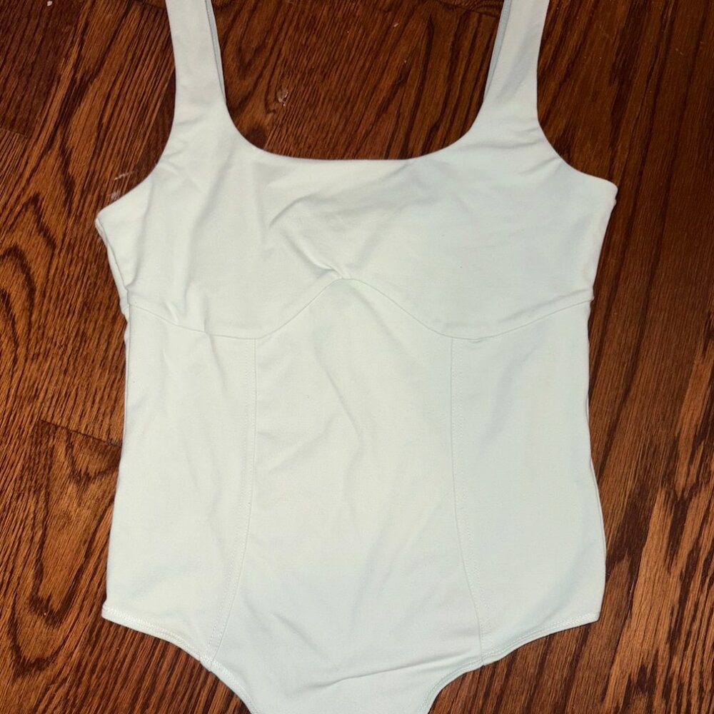 Abercrombie Double Layered Seamless Fabric Corset Tank Bodysuit